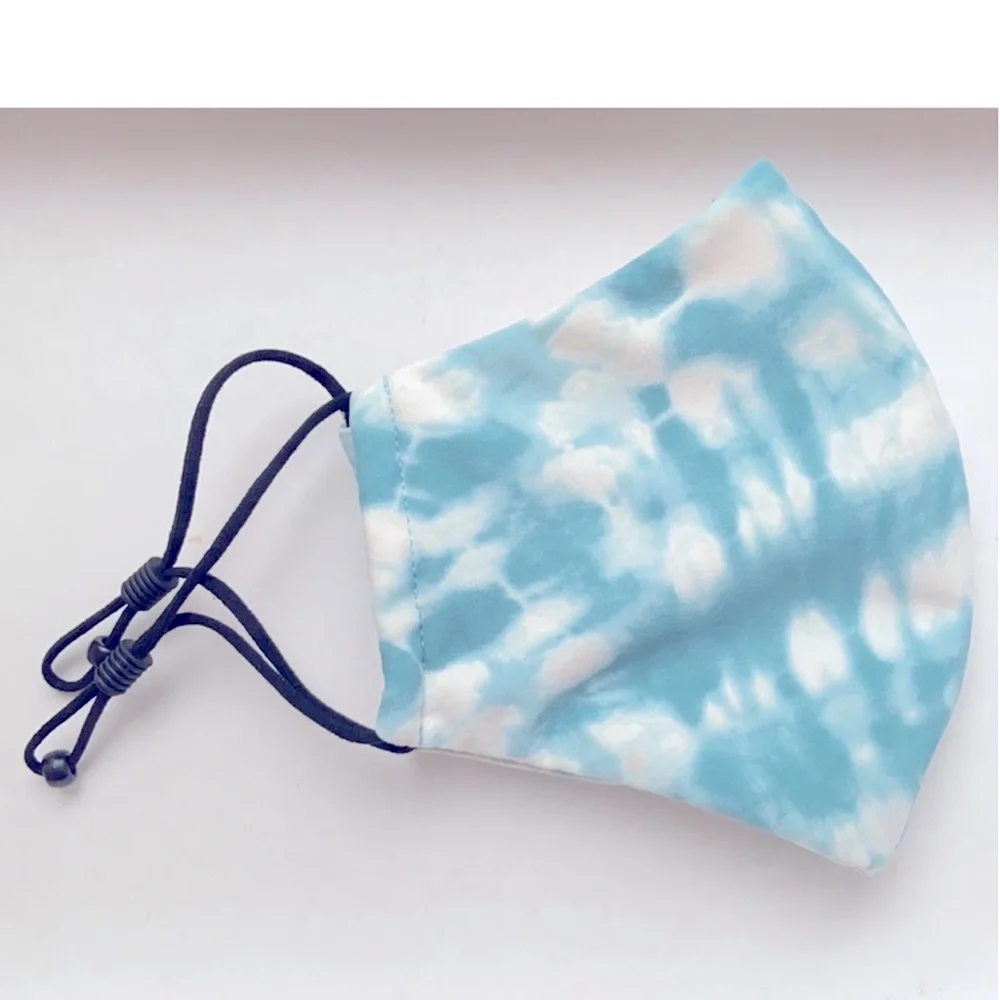 VICTORIAS SECRET REUSABLE FACE MASK tie-dye blue